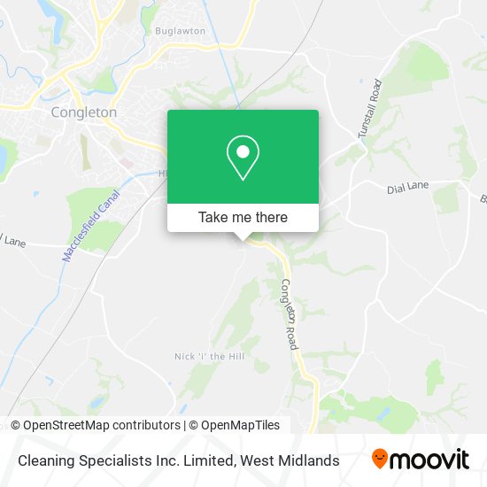 Cleaning Specialists Inc. Limited map