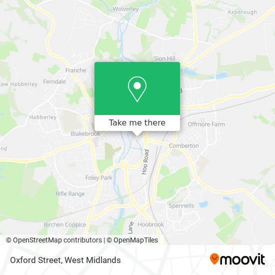 Oxford Street map