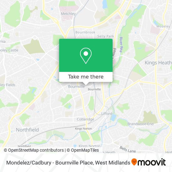 Mondelez / Cadbury - Bournville Place map