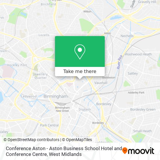 Conference Aston - Aston Business School Hotel and Conference Centre map