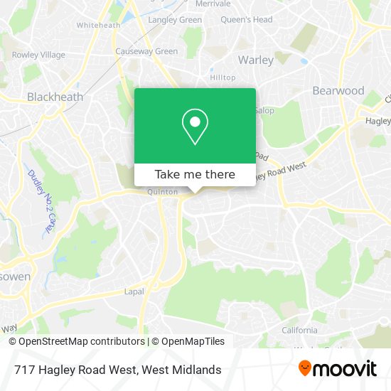 717 Hagley Road West map