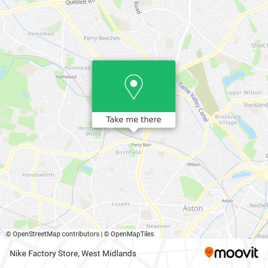 Nike Factory Store map