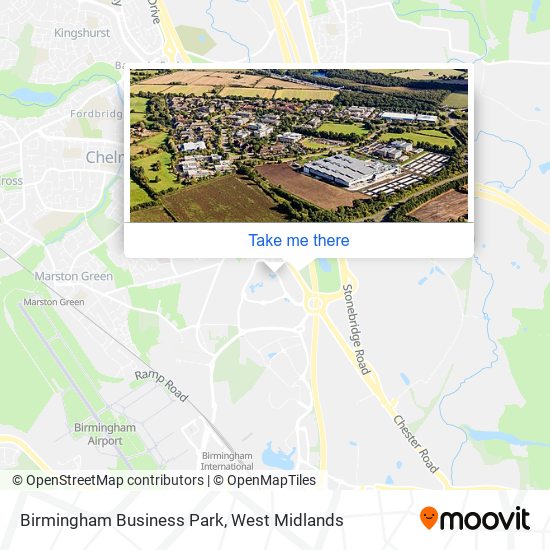 Birmingham Business Park map