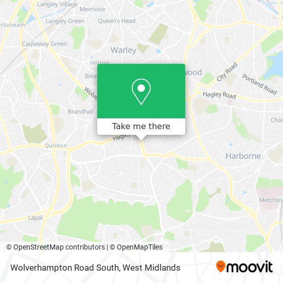 Wolverhampton Road South map