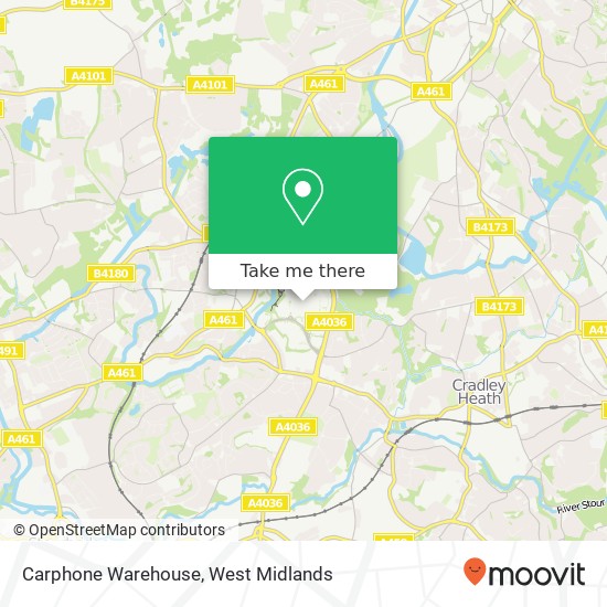 Carphone Warehouse map