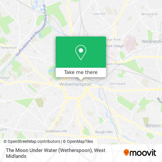 The Moon Under Water (Wetherspoon) map