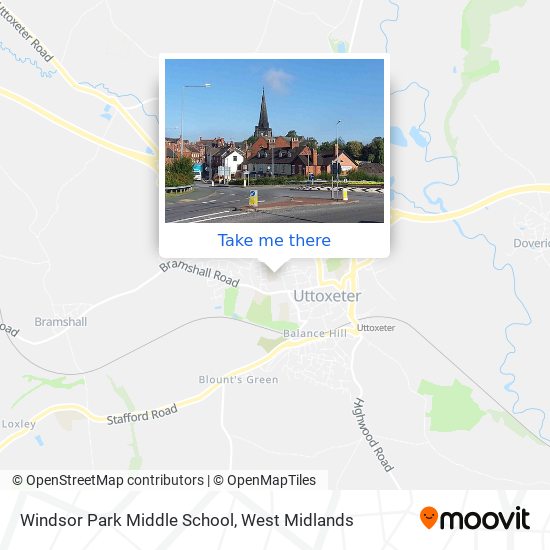 Windsor Park Middle School map