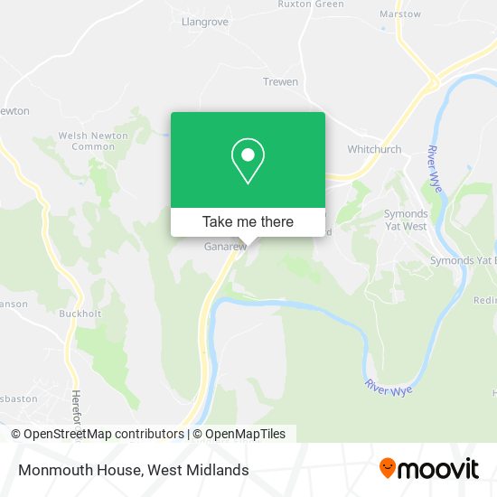 Monmouth House map