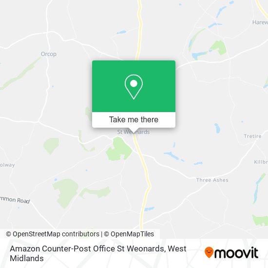 Amazon Counter-Post Office St Weonards map