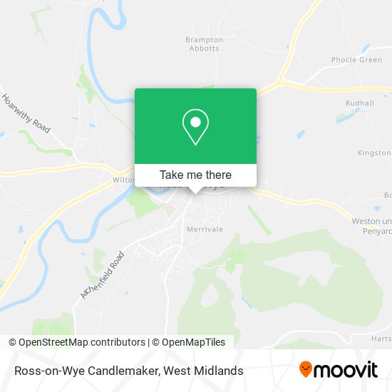 Ross-on-Wye Candlemaker map
