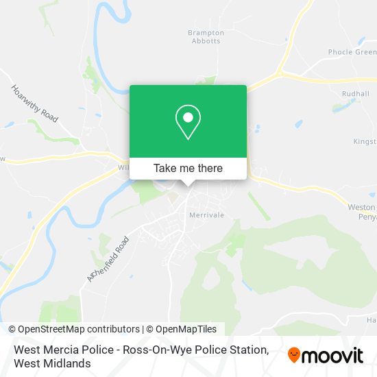 West Mercia Police - Ross-On-Wye Police Station map
