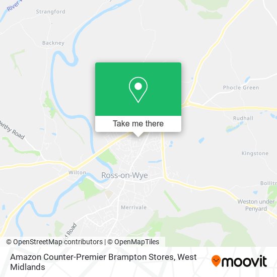 Amazon Counter-Premier Brampton Stores map