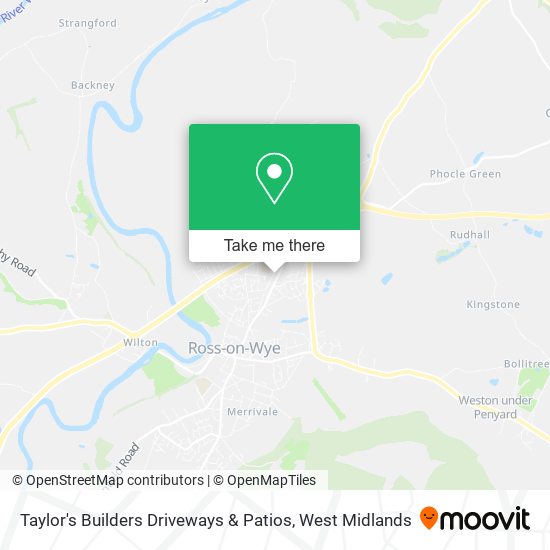 Taylor's Builders Driveways & Patios map
