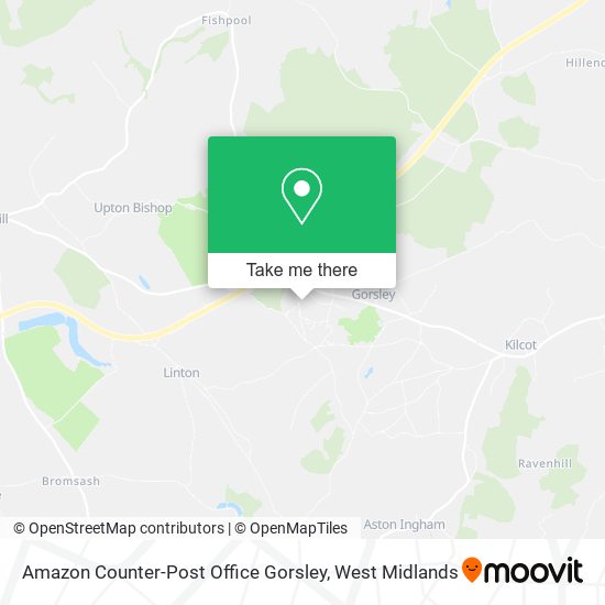 Amazon Counter-Post Office Gorsley map