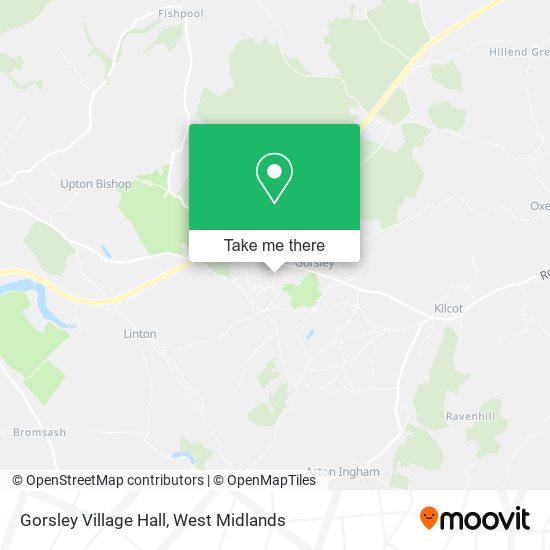 Gorsley Village Hall map