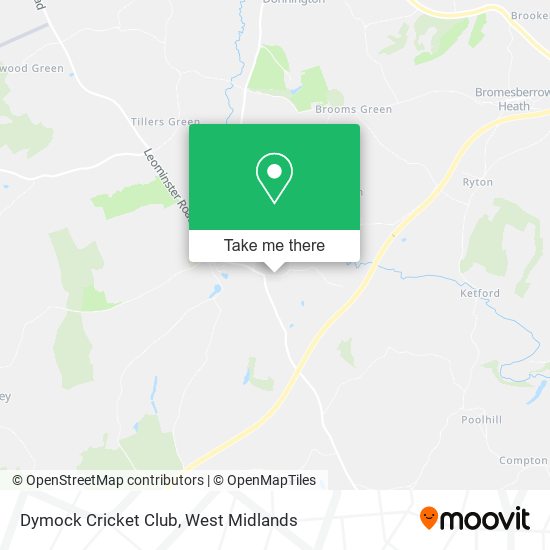 Dymock Cricket Club map