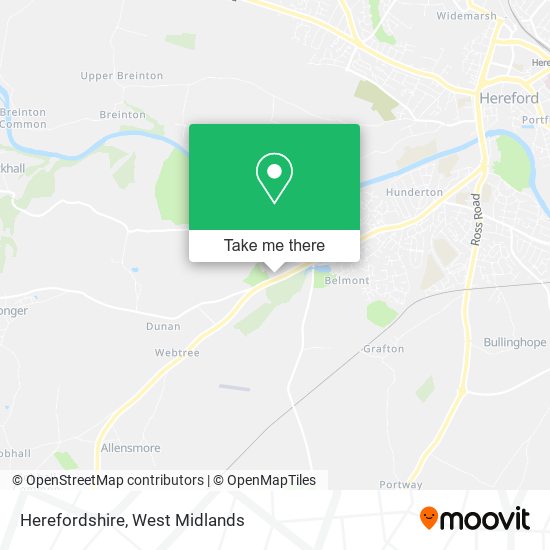 Herefordshire map