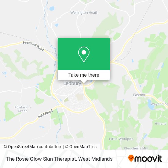 The Rosie Glow Skin Therapist map