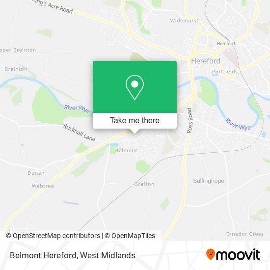 Belmont Hereford map