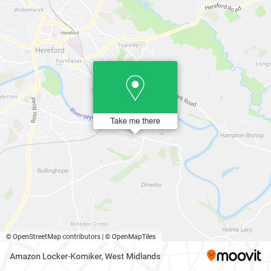 Amazon Locker-Komiker map