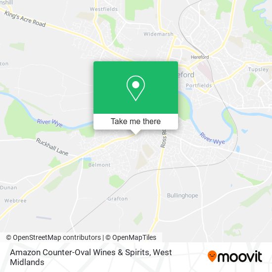 Amazon Counter-Oval Wines & Spirits map