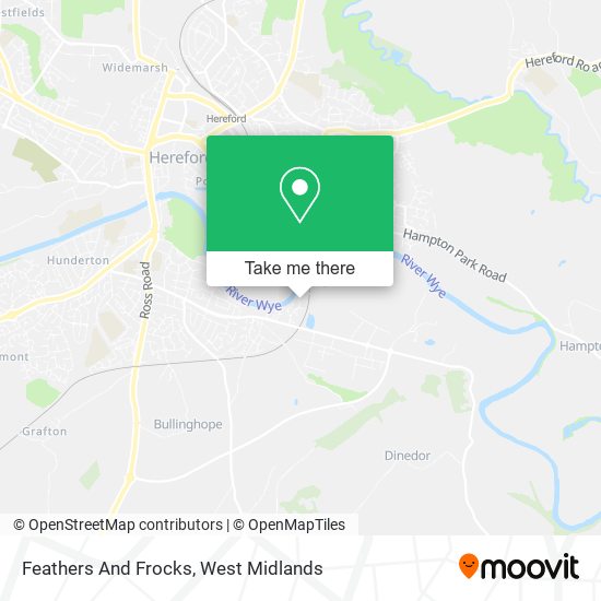 Feathers And Frocks map