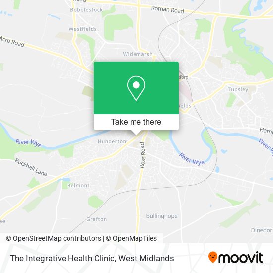 The Integrative Health Clinic map