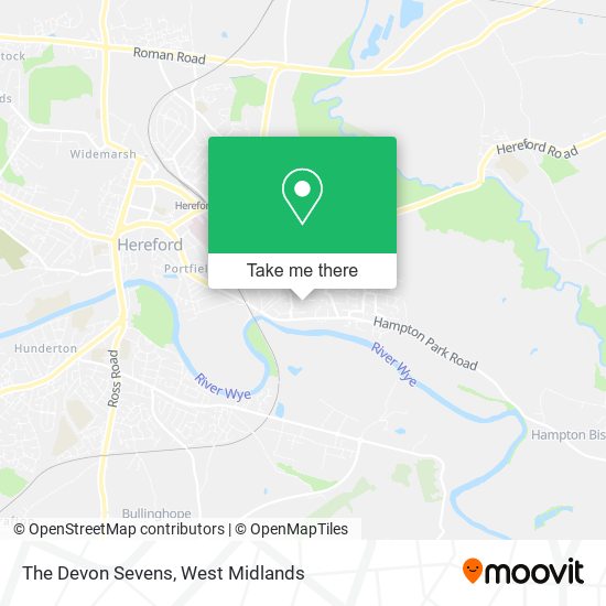 The Devon Sevens map