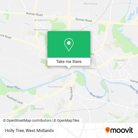 Holly Tree map