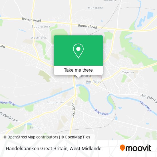 Handelsbanken Great Britain map