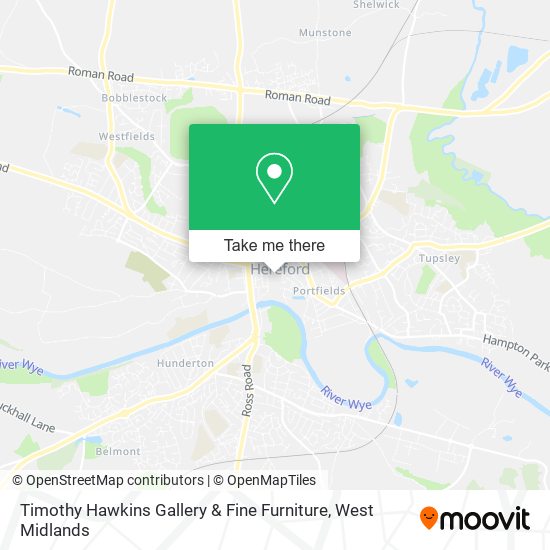 Timothy Hawkins Gallery & Fine Furniture map