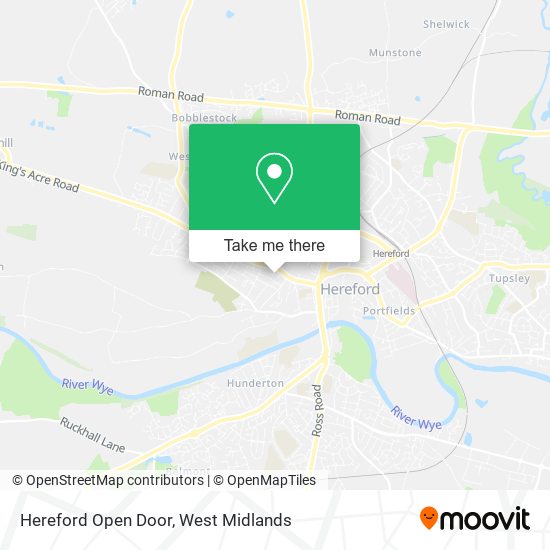 Hereford Open Door map