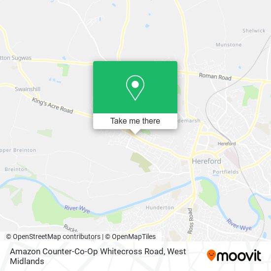 Amazon Counter-Co-Op Whitecross Road map