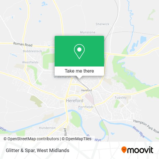 Glitter & Spar map