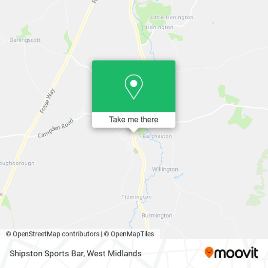 Shipston Sports Bar map