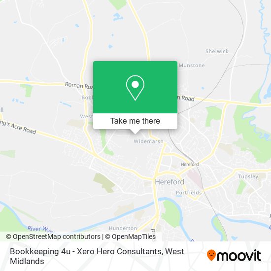 Bookkeeping 4u - Xero Hero Consultants map