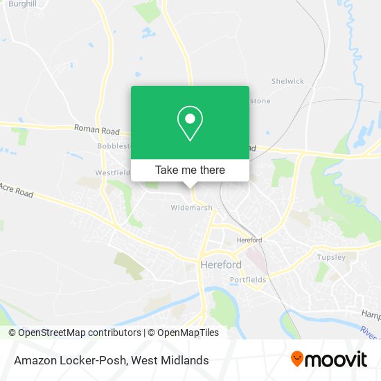 Amazon Locker-Posh map