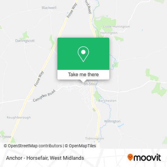 Anchor - Horsefair map