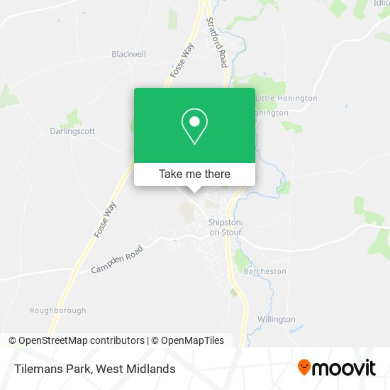 Tilemans Park map