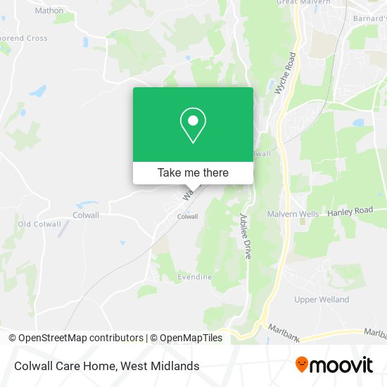 Colwall Care Home map