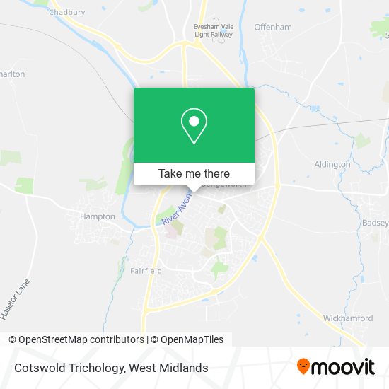 Cotswold Trichology map