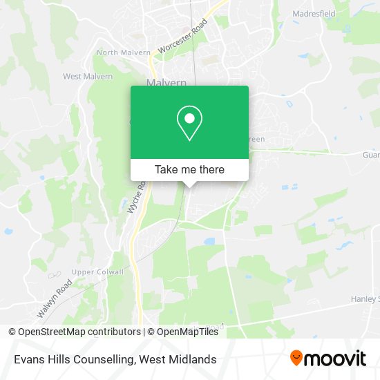Evans Hills Counselling map