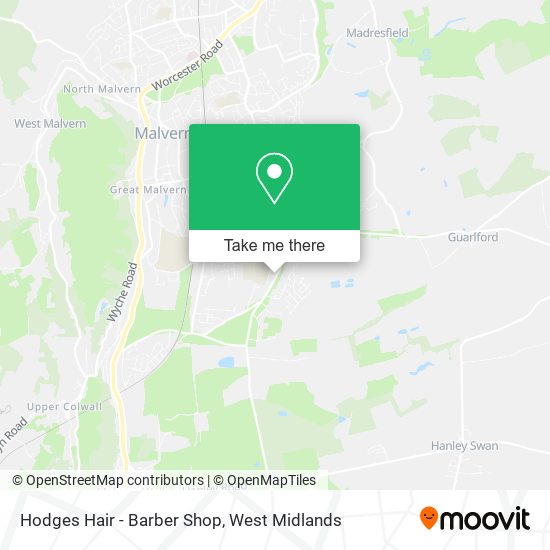 Hodges Hair - Barber Shop map