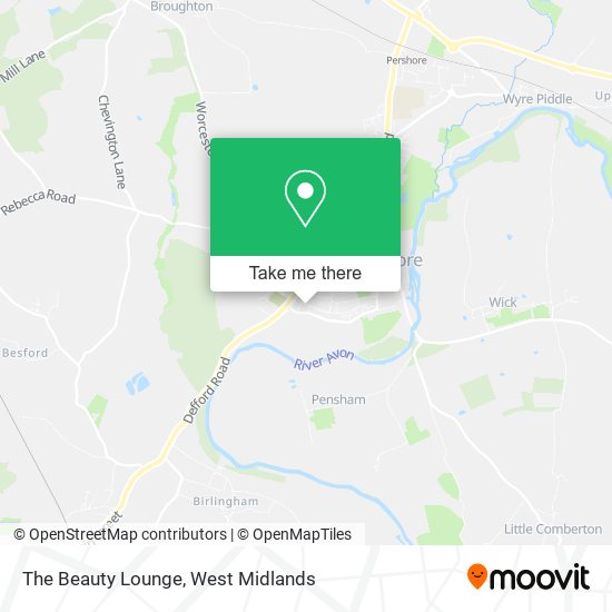 The Beauty Lounge map
