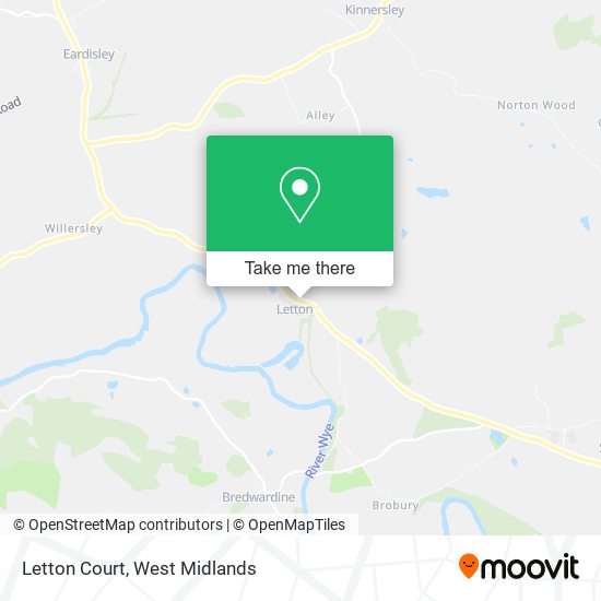Letton Court map