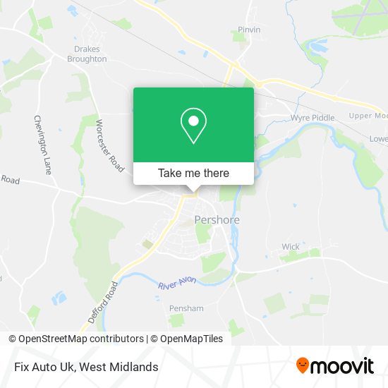 Fix Auto Uk map