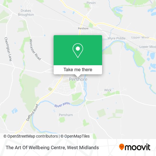 The Art Of Wellbeing Centre map