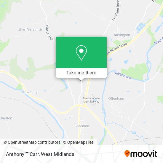 Anthony T Carr map