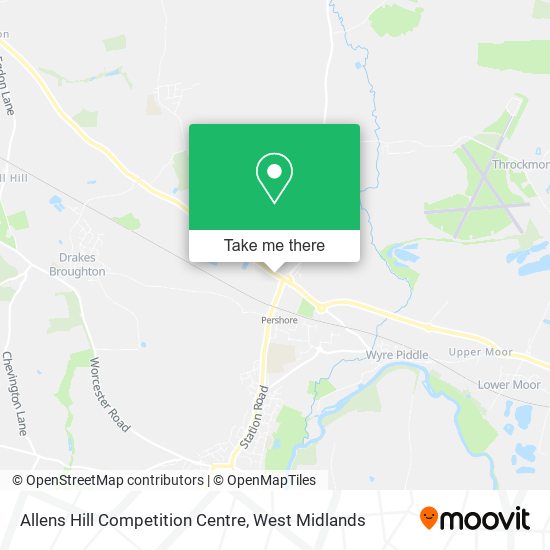 Allens Hill Competition Centre map