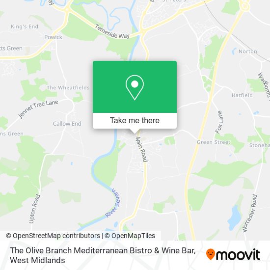 The Olive Branch Mediterranean Bistro & Wine Bar map